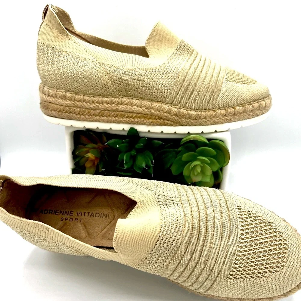 🌺Adrienne Vitadini Niko Espadrille | Loafer with Platform |Slip On Sneakers🌸🌺